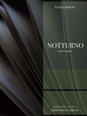 cover image of P. Serrao--Notturno in Fa# minore